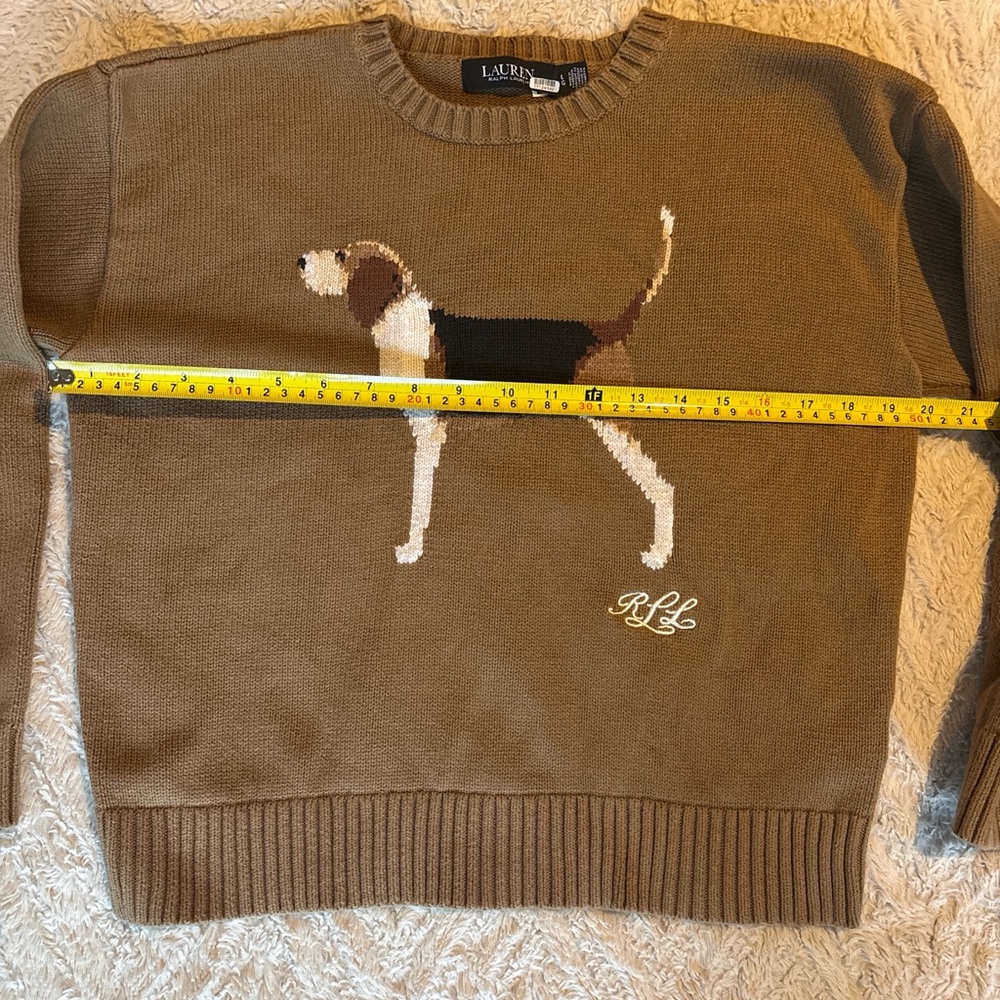 Ralph Lauren Brown Dog Sweater - Picture 6 of 7